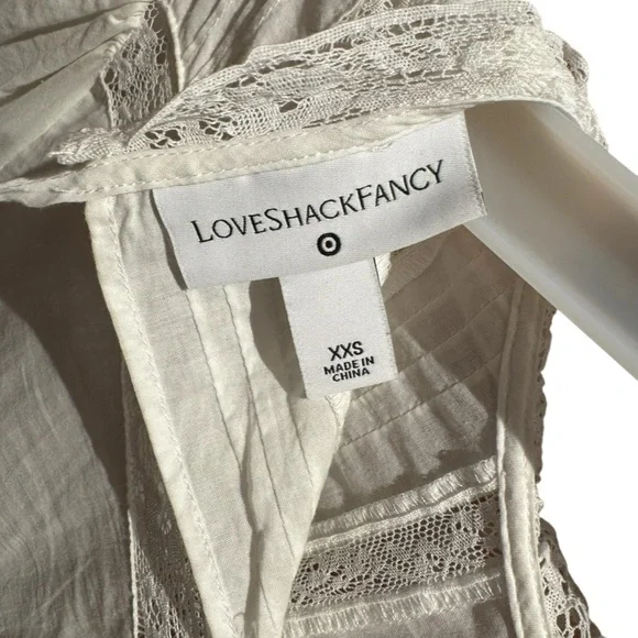 LoveShackFancy for Target White Lace Dress - Picture 3 of 5